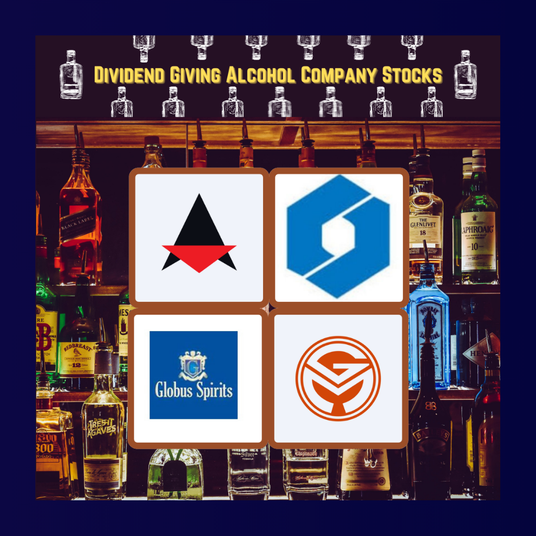 dividend giving alcohol company stocks